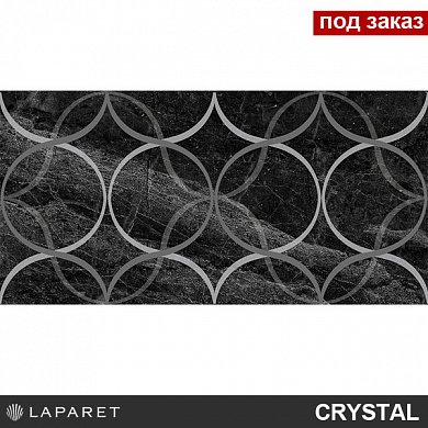 Декор Crystal Resonance чёрный 30х60